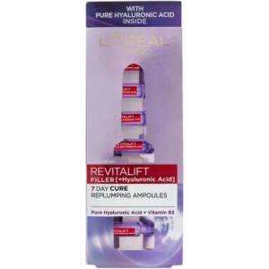 L'Oréal Revitalift Filler HA Replumping Ampoules - Ампули за лице против стареене с хиалуронова киселина от серията "Revitalift Filler HA