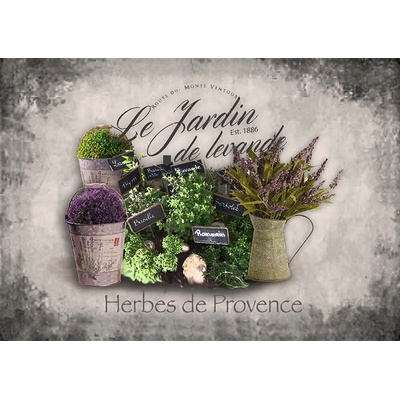 Ceduľa Levanduľa - Herbs de Provence