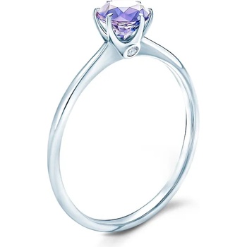 Image 1 of SAVICKI Годежен пръстен The Journey: бяло злато, танзанит