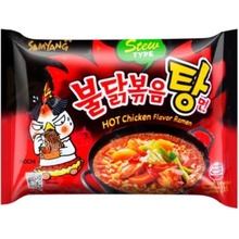 Samyang Instantní nudle s příchutí dušeného pálivého kuřete 145 g