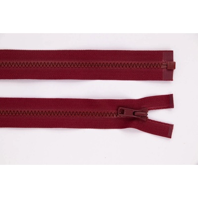 de-park Zip YKK - 75cm - dělitelný - vínová