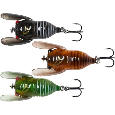 SAVAGE GEAR 3D Cicada 3,3cm hnedá