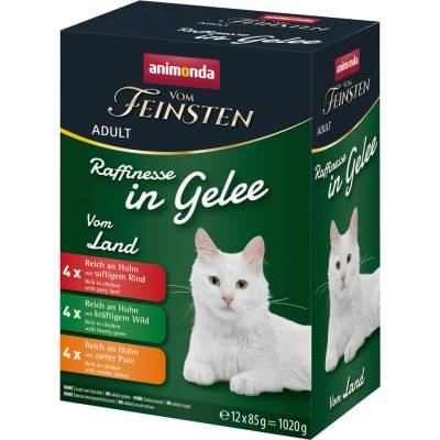 animonda Vom Feinsten Adult Raffinesse v želé míchané balení: Land Selection 24 x 85 g