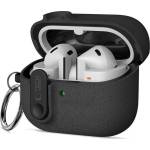 Tech-protect Силиконов Калъф за Samsung Galaxy Buds 3 Pro/ 3 FE/ 3, Tech-Protect Slim Hook Case, Черен (5906302352753)