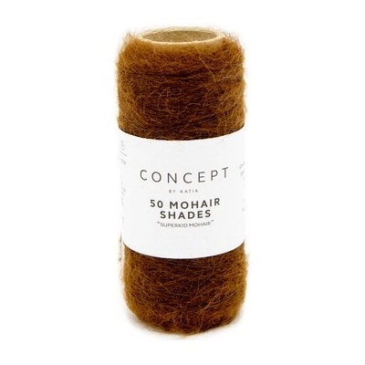50 MOHAIR SHADES Katia Farby 50 MOHAIR: 14 orieškovo hnedá - VÝPREDAJ