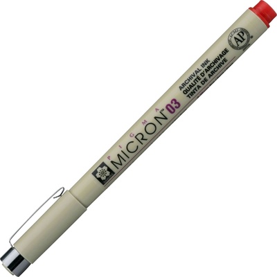 Sakura Pigma Micron Техническа химикалка Red 0, 35 mm 1 бр (XSDK0319)