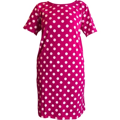 noční košile tmavě růžová 23-605