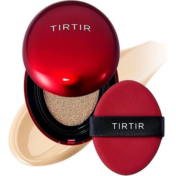 Tirtir Mask Fit Red Cushion Mini dlhotrvajúci make-up v hubke s vysokou UV ochranou 21N Ivory 4,5 g