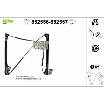 Mechanizmus zdvíhania okna VALEO 852556