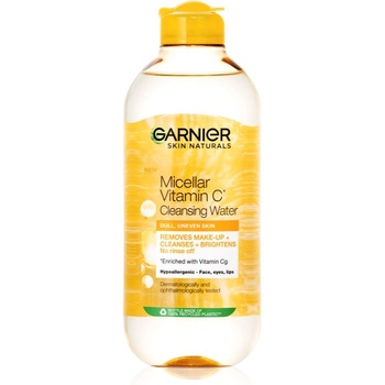 Garnier Skin Naturals Vitamin C почистваща и премахваща грима мицеларна вода 400ml