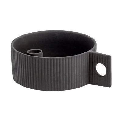 Keramický svícen Lidaby Dark Grey 19 cm Storefactory Scandinavia