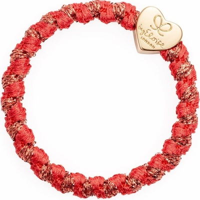 By Eloise London Gold Heart Woven barva Savannah Red