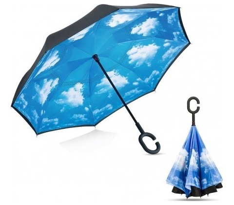 Obrátený dáždnik nebo