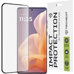 Techsuit Протектор за Motorola Moto G85 - 111D Full Cover / Full Glue Glass / 3D Curved Screen - Черен