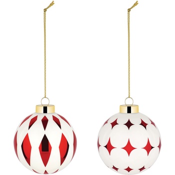 Alessi Коледни топки Delight III, 2 бр (NZ04SET3)