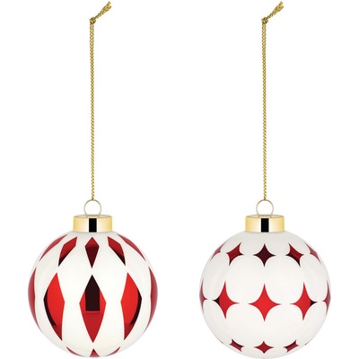 Alessi Коледни топки Delight III, 2 бр (NZ04SET3)