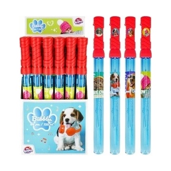 Bublifukovací hůlka My Bubble Cute 120ml dětský bublifukovač meč 4 druhy