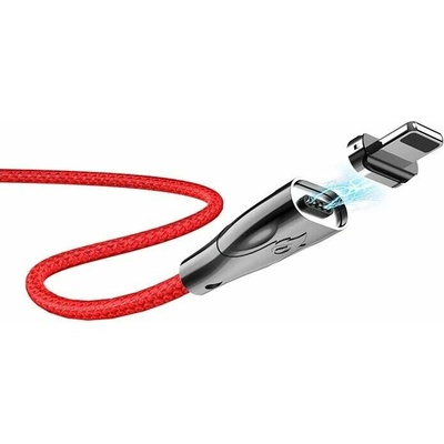 Hoco U75 Blaze, magnetický, Lightning, 3A, 1,2m, červený