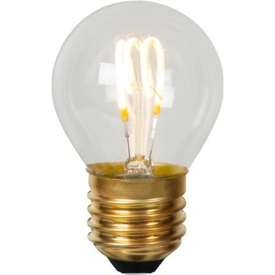 Lucide G45 filamentová LED žárovka 4,5 cm E27 1x3W 2700K průhledná