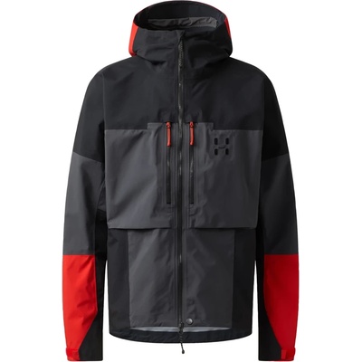 Haglöfs Мъжко водоустойчиво яке Haglöfs Spitz GTX Pro II Jacket Waterproof jacket - Magnetite / True Black (002-3540-0212)