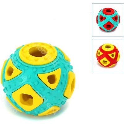 Nobleza gumový míč mask 6,4 cm tyrkysová