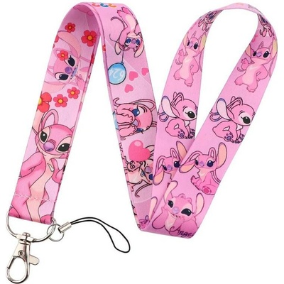 šňůrka na krk růžová Angel Stitch