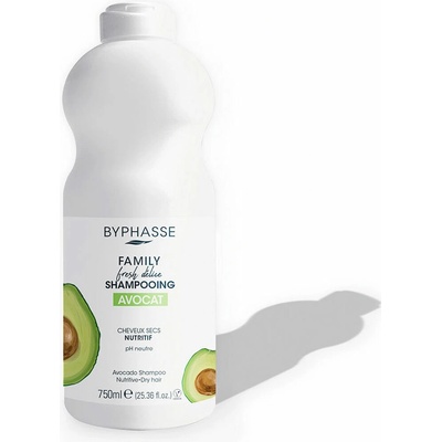 Byphasse Family Fresh Delice Suché vlasy Avokádo šampon 750 ml