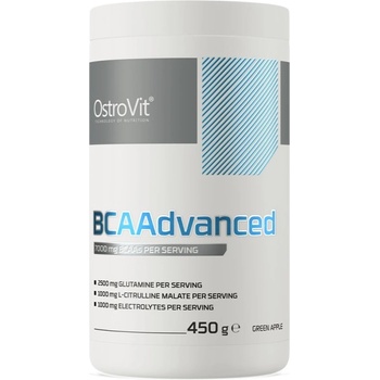 OstroVit BCAAdvanced | With Citrulline And Electrolytes [450 грама] Зелена ябълка