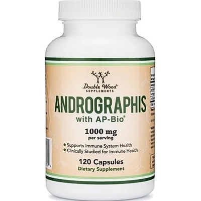Double Wood Supplements Andrographis with AP-Bio®/ Андрографис, 120 капсули Double Wood (00755 DW)