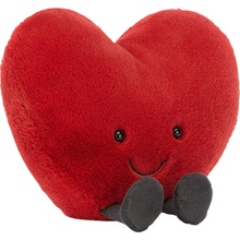 Jellycat veľké červené srdce 17cm