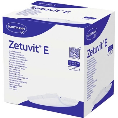 Zetuvit E nesterilný nasiakavý kompres 15 x 20 cm 50 ks