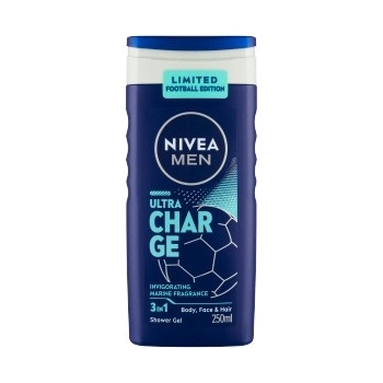 Nivea Men sprchový gél Ultra Charge 250 ml