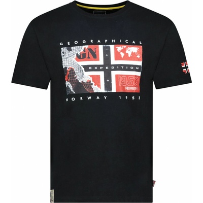 Geographical Norway tričko pánnské JIDALGO MEN černá