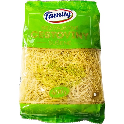 Family bezvaječné cestoviny niťovky 400 g