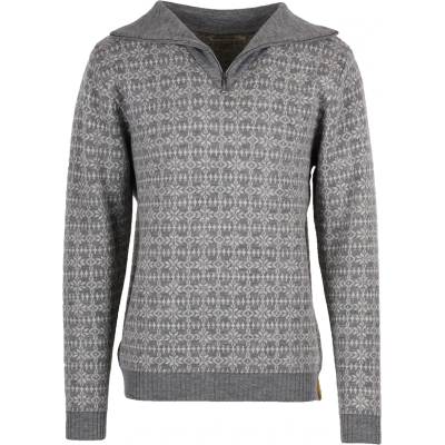 Albmerino Мъжко вълнено яке Albmerino Troyer Norweger Wool jumper - Grey / Undyed Mottled - размер XL (005-4641-0314)