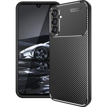 Samsung Galaxy A14 5G Удароустойчив Carbon Fiber Калъф и Протектор