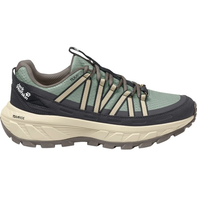 Jack Wolfskin Дамски мултиспорт обувки Jack Wolfskin Women's Wild Hike Texapore Low Multisport shoes - Green Zinnia - размер 42 (EU) (122-1463-0221)