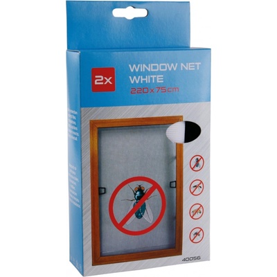 LEVIOR Sada balkonová síť 2ks 220x75cm bílá suchý zip 5.8m 40056 – Zboží Mobilmania
