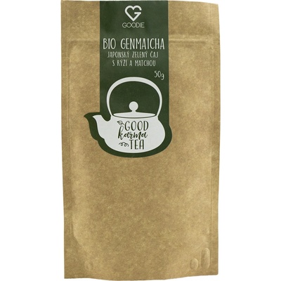 GOODIE BIO Zelený čaj Genmaicha BIO 50 g
