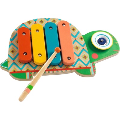 DJECO Детска музикална играчка Djeco - Калимба и ксилофон, многоцветна (DJ06034)