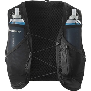 Salomon Раница за трейл бягане Salomon Active Skin 8 Set Running vest - Black / Metal (502-4895-1414)