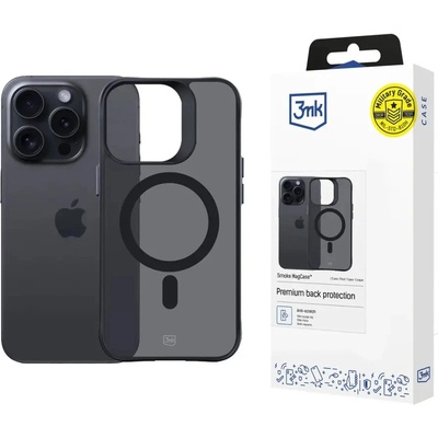 3mk Protection 3mk Smoke MagCase с MagSafe за iPhone 15 Pro Max - полупрозрачен (5903108563635)
