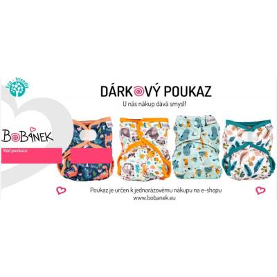 Bobánek - Dárkový poukaz 300Kč