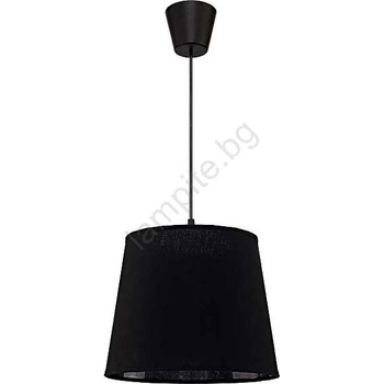 Duolla - Пендел SOLO 1xE27/40W/230V Ø 24 см черен (DU7189)