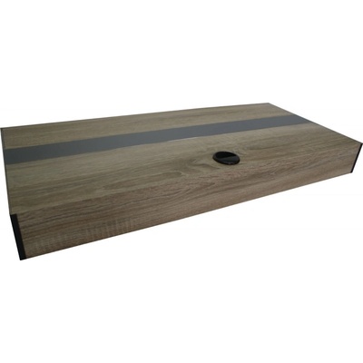 cF osvetľovací hliníkový kryt eloxovaný hliník 80 x 35 cm
