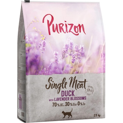 Purizon Single Meat kačacie s kvetmi levandule 2,5 kg