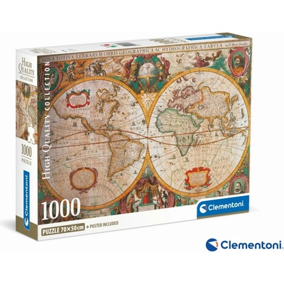 Clementoni Compact Mappa Antica 39706 1000 dielov