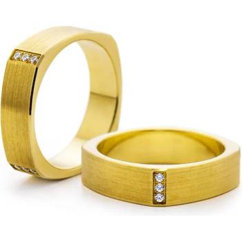 Image 1 of SAVICKI Сватбени халки: злато, плоски. 5.2 мм