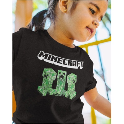 Dětské tričko Minecraft Černá Canvas Dětské tričko Bezvatriko.cz 1651