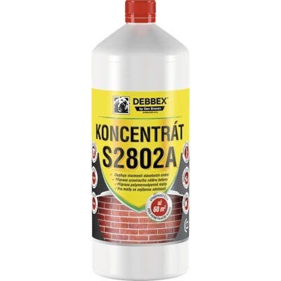Den Braven S2802A Koncentrát stavebních směsí Varianta: S2802A Koncentrát stavebních směsí 1 kg láhev mléčně bílá